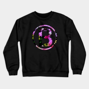 Letter B From Roses Crewneck Sweatshirt